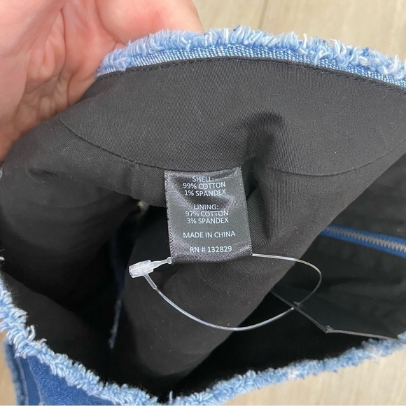 H:ours London Corset Top in Dark Blue Size M - Picture 7 of 9